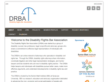 Tablet Screenshot of disabilityrights-law.org